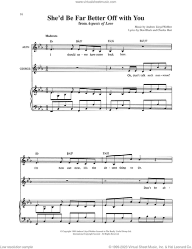 She'd Be Far Better Off With You (from Aspects Of Love)