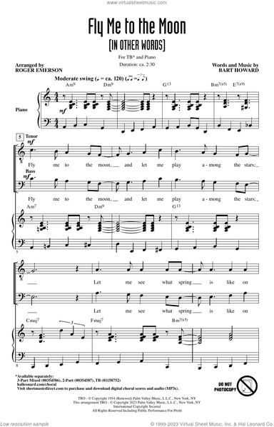 Fly Me To The Moon (In Other Words) (arr. Roger Emerson)