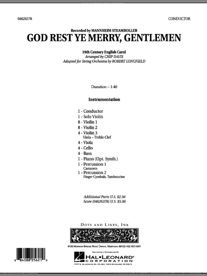 God Rest Ye Merry, Gentlemen (COMPLETE)