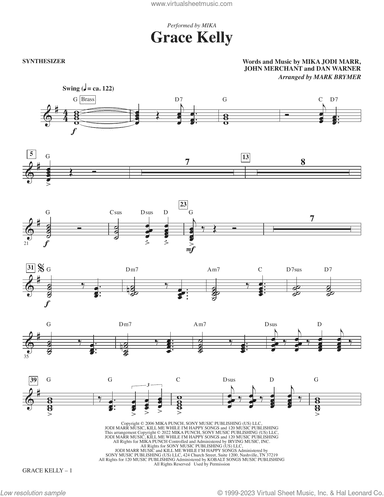 Grace Kelly (arr. Mark Brymer) (complete set of parts)