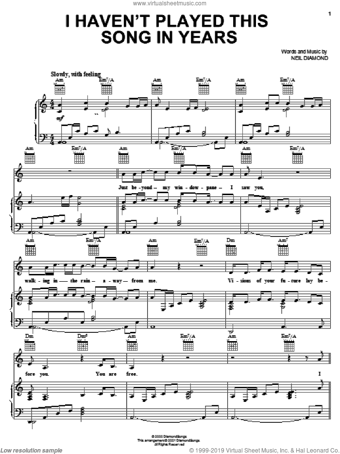 I Haven't Played This Song In Years