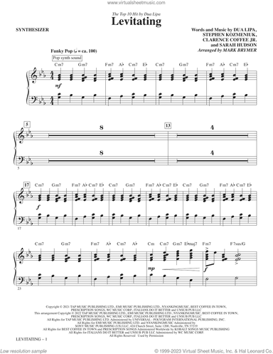 Levitating (arr. Mark Brymer) (complete set of parts)