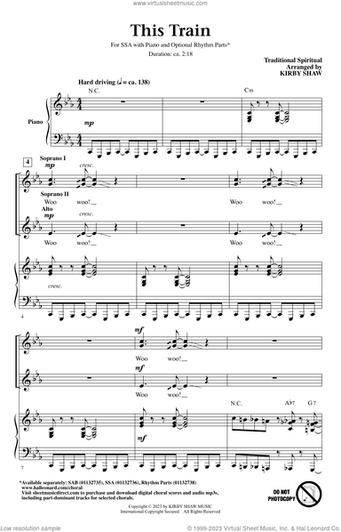 This Train (arr. Kirby Shaw)