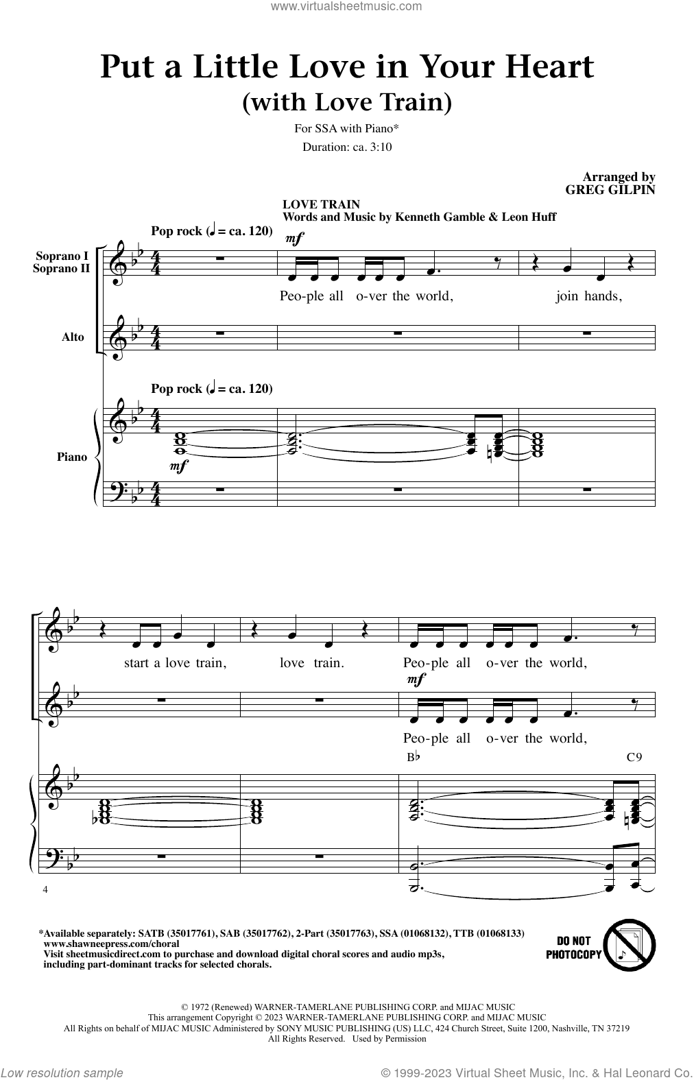 Put A Little Love In Your Heart (with Love Train)