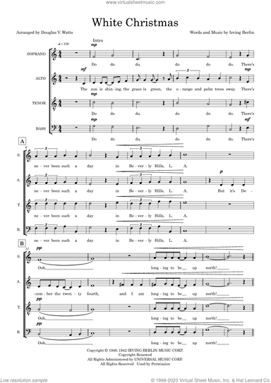 White Christmas (arr. Doug Watts)