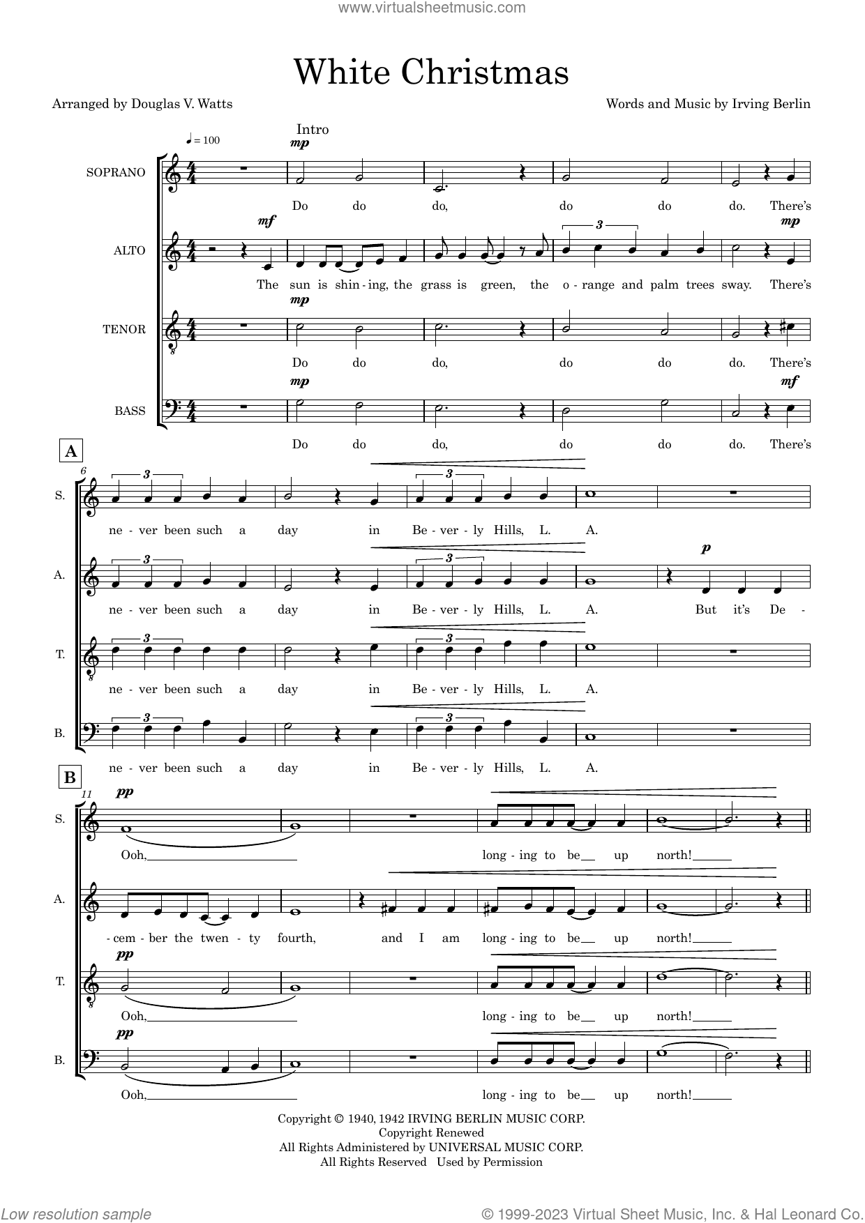 White Christmas (arr. Doug Watts)