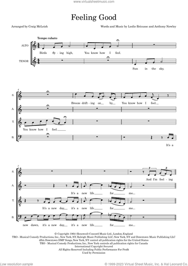 Feeling Good (arr. Craig McLeish)