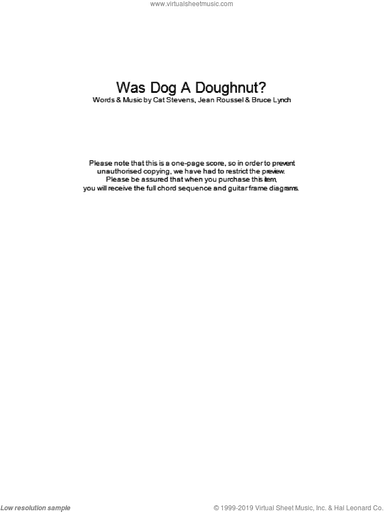 Was Dog A Doughnut?