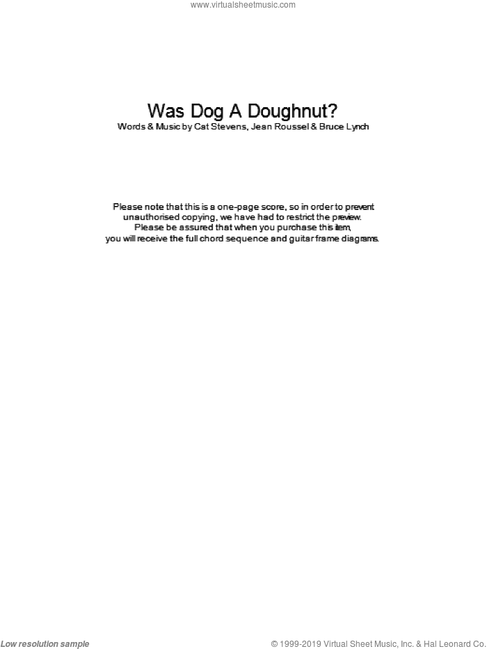 Was Dog A Doughnut?