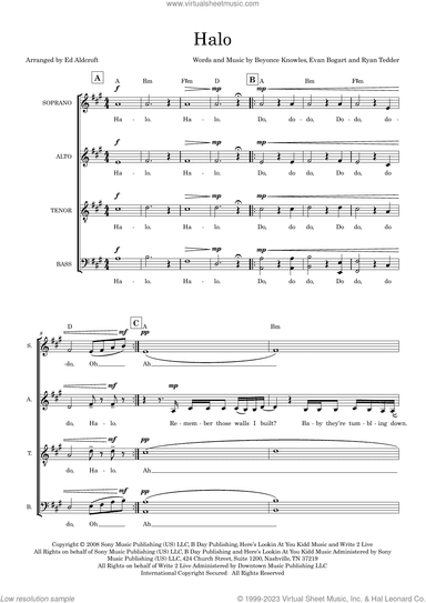 Halo (arr. Ed Aldcroft)