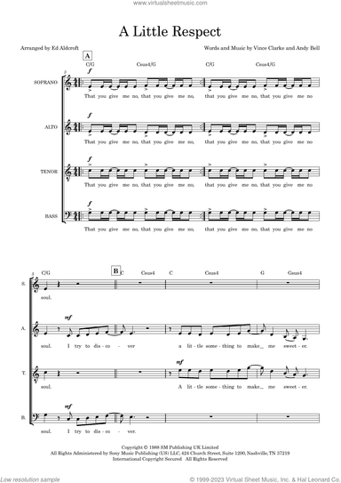 A Little Respect (arr. Ed Aldcroft)