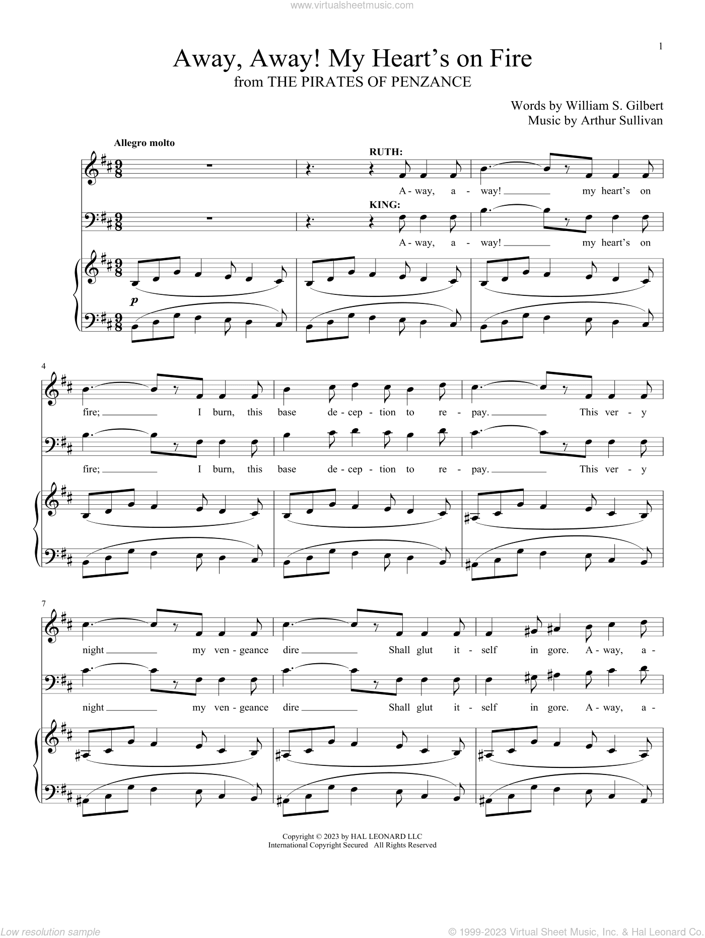 Away, Away! My Heart's On Fire (from The Pirates Of Penzance)