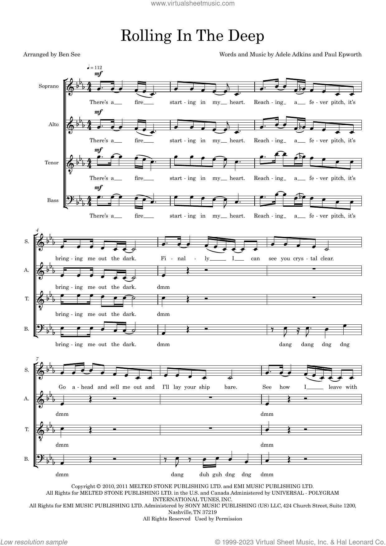 Rolling In The Deep (arr. Ben See)