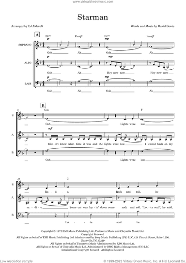 Starman (arr. Ed Aldcroft)