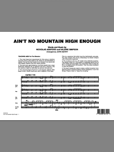 Ain't No Mountain High Enough (COMPLETE)