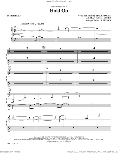 Hold On (arr. Mark Brymer) (complete set of parts)