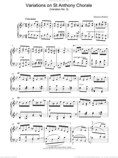 Variations on St Anthony Chorale (Variation No. 3)