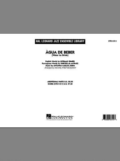 Agua de Beber (Water to Drink) (COMPLETE)
