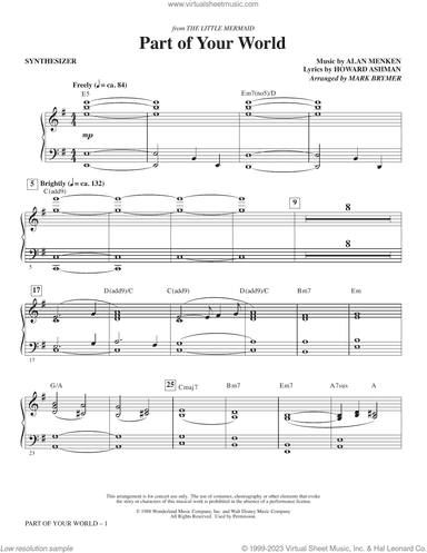 Part Of Your World (from The Little Mermaid) (arr. Mark Brymer)