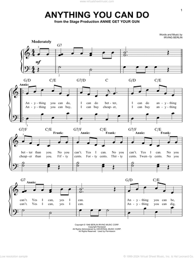 Anything You Can Do (from Annie Get Your Gun)