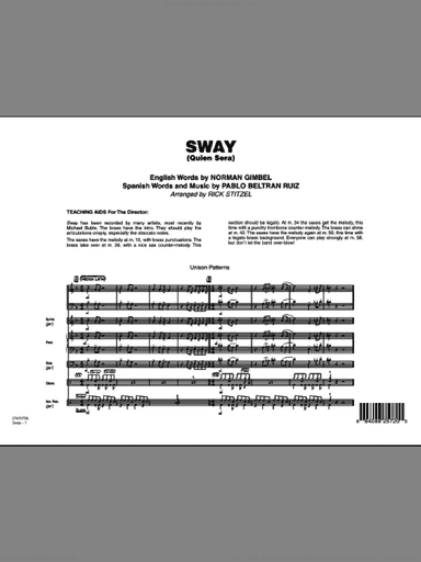 Sway (Quien Sera) (COMPLETE)