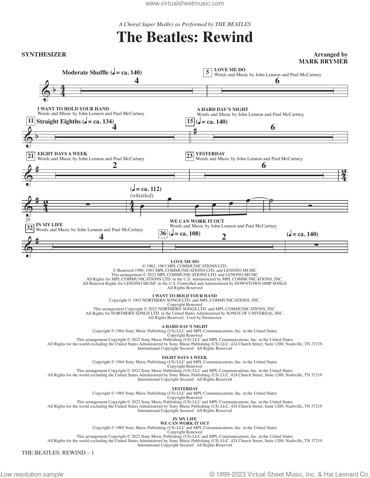 The Beatles: Rewind (Medley) (arr. Mark Brymer)