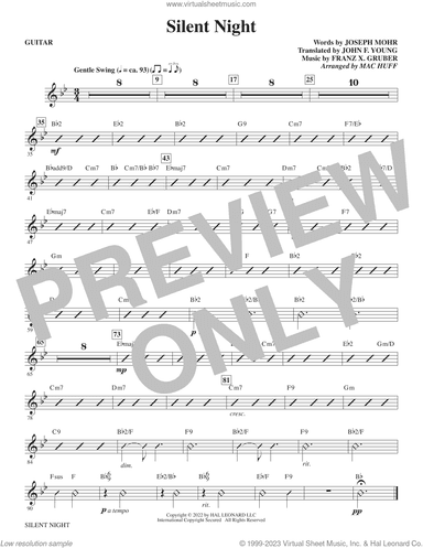 Silent Night (arr. Mac Huff) (complete set of parts)