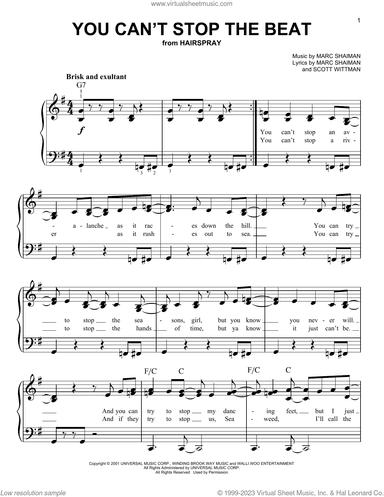 You Can't Stop The Beat (from Hairspray)