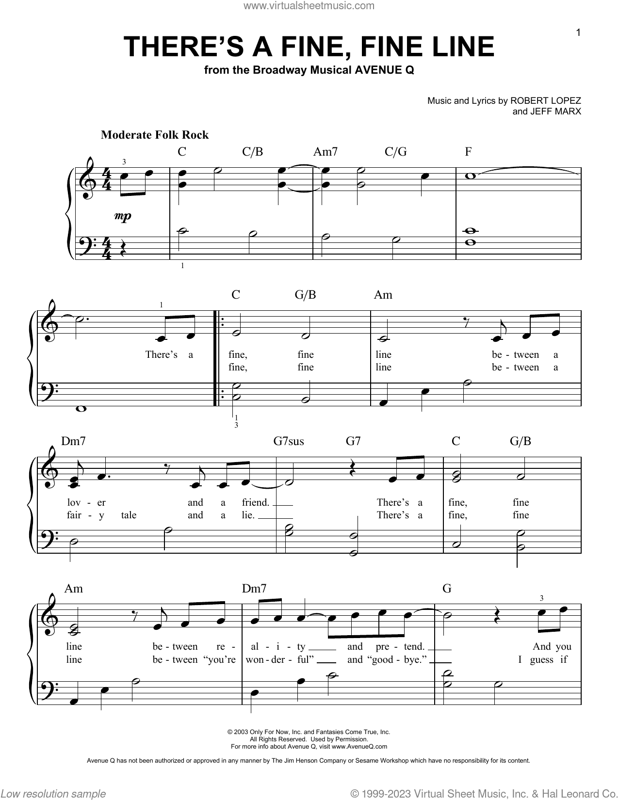 There's A Fine, Fine Line (from Avenue Q)