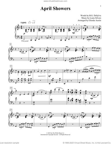 April Showers (arr. Glenda Austin)