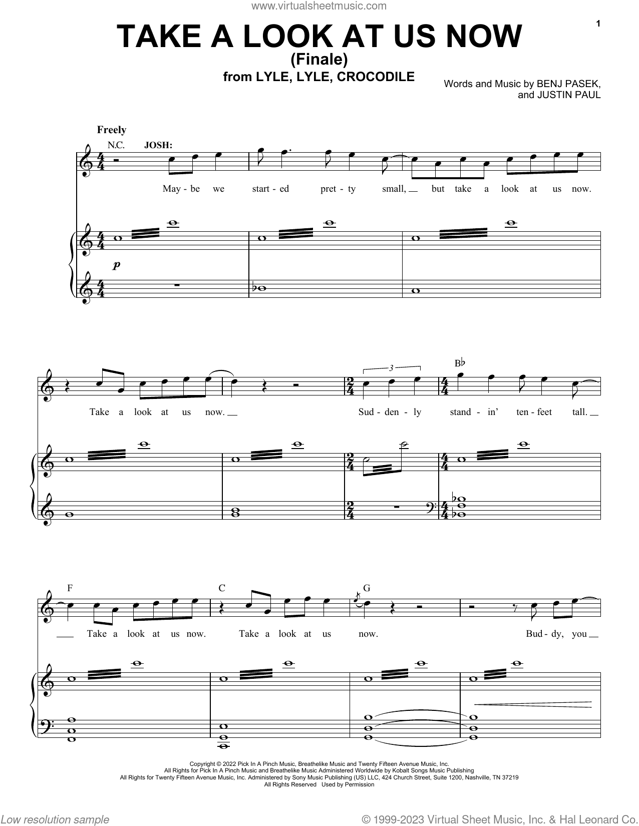 Take A Look At Us Now (Finale) (from Lyle, Lyle, Crocodile)