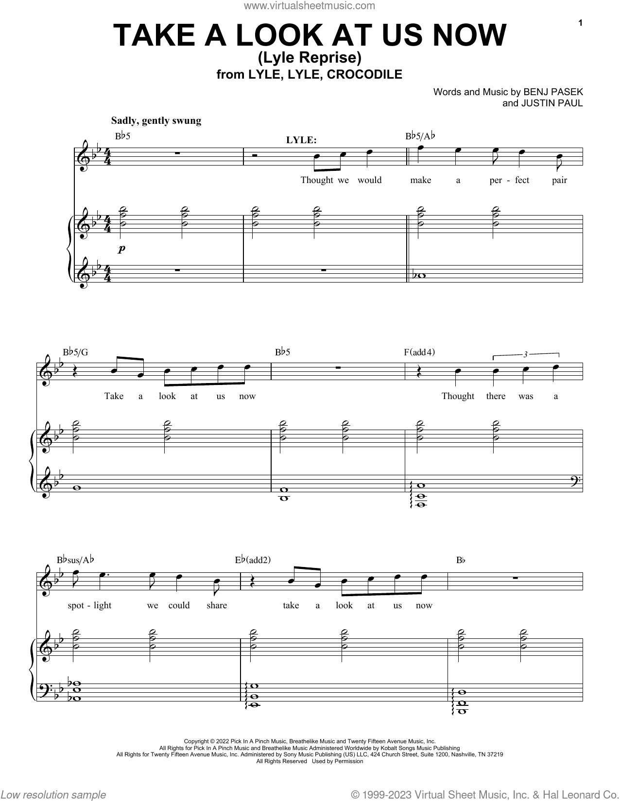 Take A Look At Us Now (Lyle Reprise) (from Lyle, Lyle, Crocodile)
