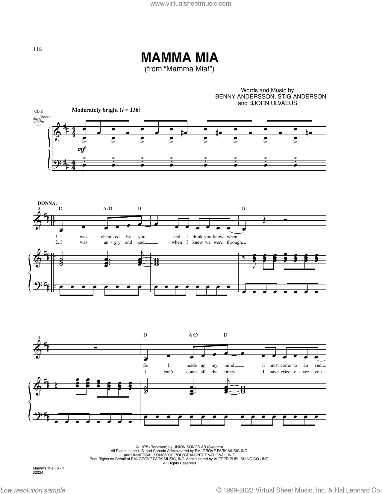 Mamma Mia (from Mamma Mia)