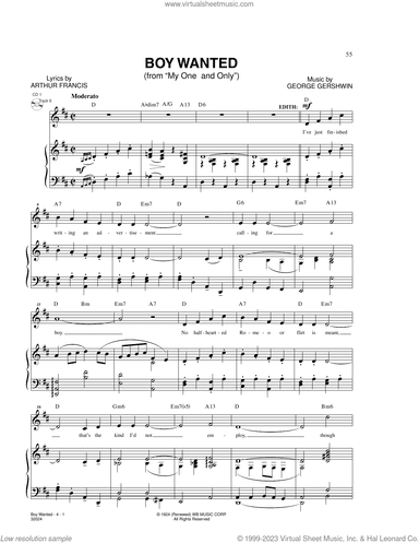 Boy Wanted (from My One And Only)
