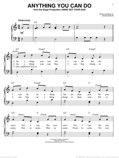 Anything You Can Do (from Annie Get Your Gun)