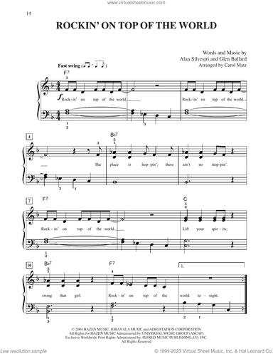 Rockin' On Top Of The World (from The Polar Express) (arr. Carol Matz)