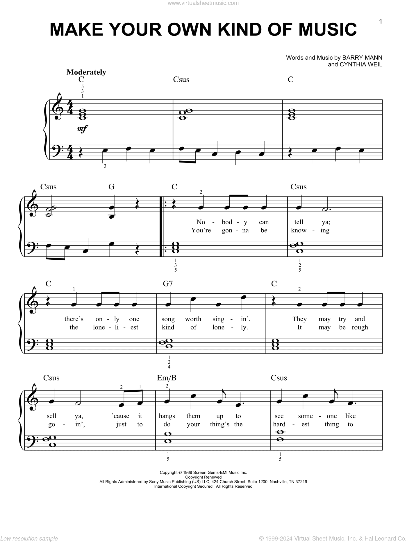 Make Your Own Kind Of Music