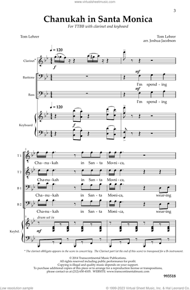 Chanukah in Santa Monica (arr. Joshua Jacobson)