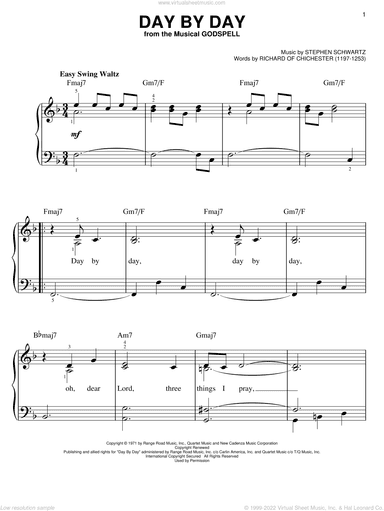 Day By Day (from Godspell)