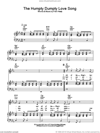 The Humpty Dumpty Love Song