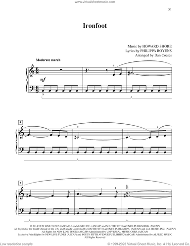 Ironfoot (from The Hobbit: The Battle of the Five Armies) (arr. Dan Coates)