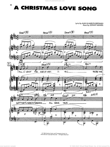 A Christmas Love Song