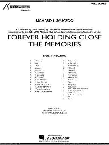 Forever Holding Close the Memories (COMPLETE)
