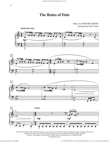 The Ruins Of Dale (from The Hobbit: The Battle of the Five Armies) (arr. Dan Coates)