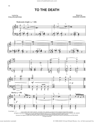 To The Death (from The Hobbit: The Battle of the Five Armies)