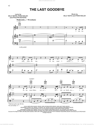 The Last Goodbye (from The Hobbit: The Battle of the Five Armies)