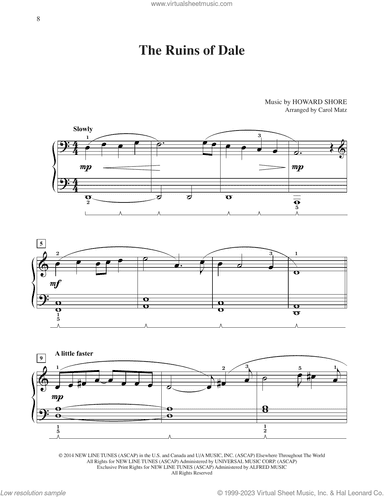 The Ruins Of Dale (from The Hobbit: The Battle of the Five Armies) (arr. Carol Matz)
