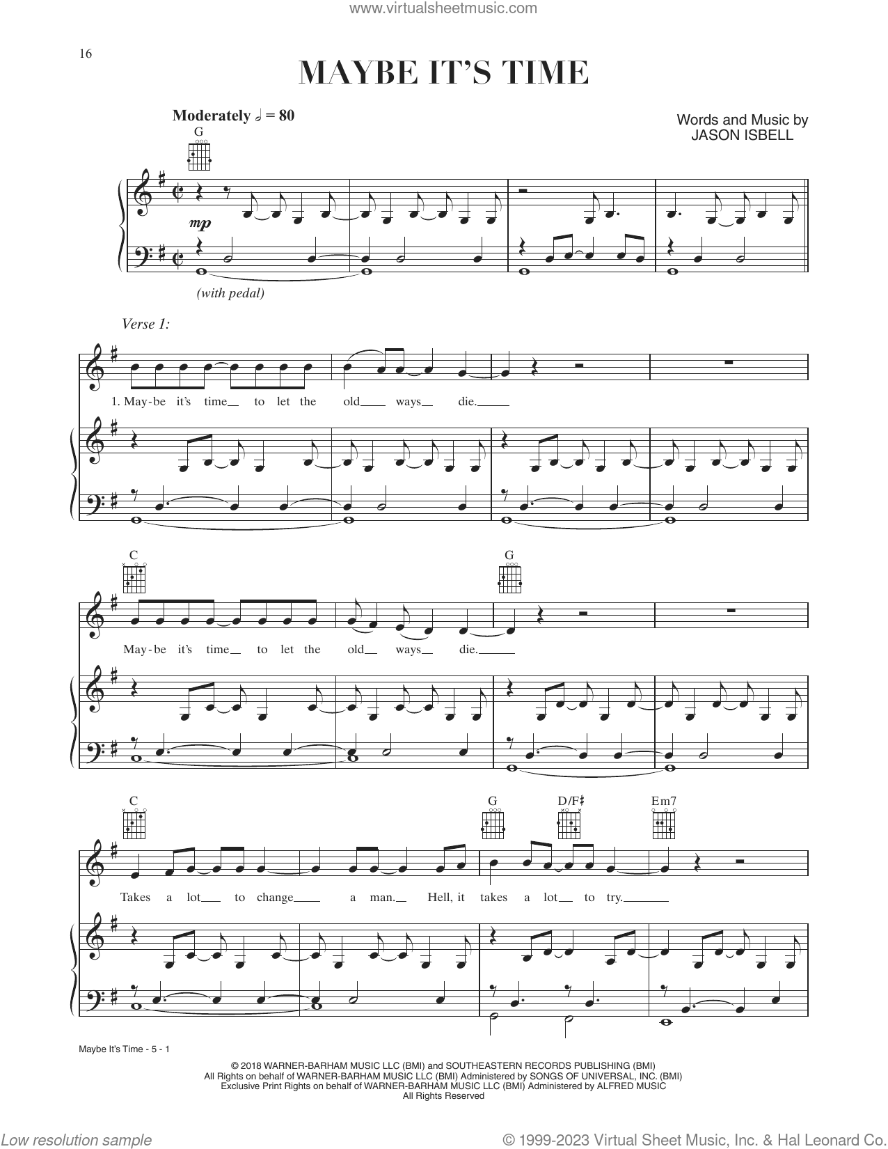 Maybe It's Time (from A Star Is Born)