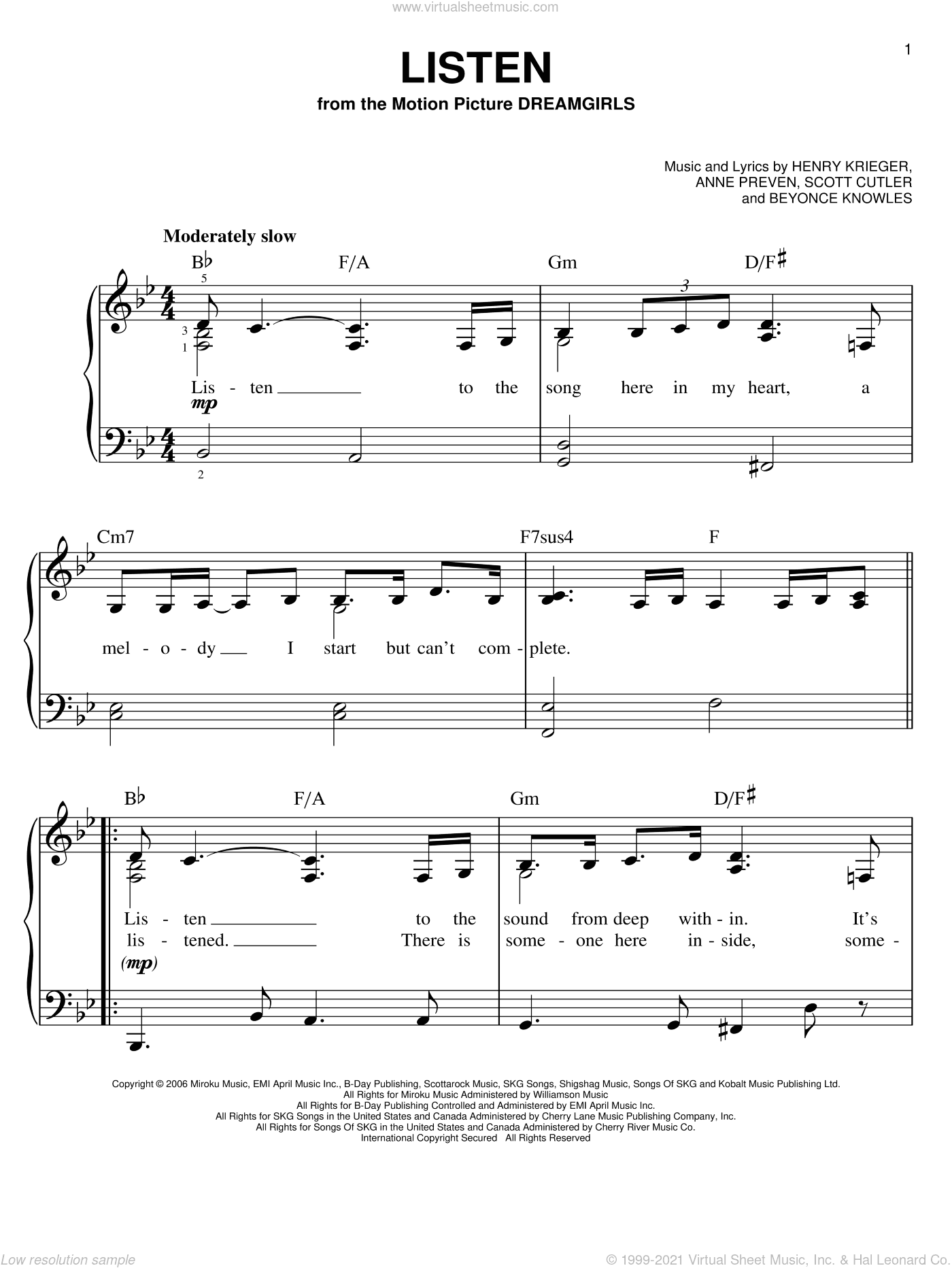 Listen (from Dreamgirls)