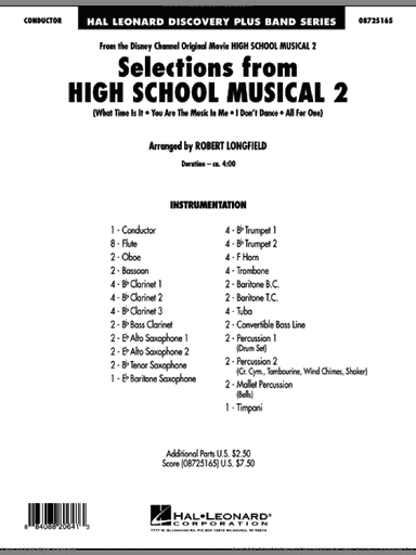 Selections from High School Musical 2 (COMPLETE)